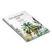 Tropical Beach Destination Wedding Planner Notitieboek (Rechterzijde)