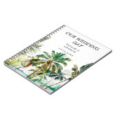Tropical Beach Destination Wedding Planner Notitieboek (Linkerzijde)