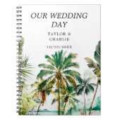 Tropical Beach Destination Wedding Planner Notitieboek (Voorkant)