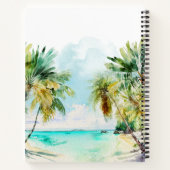 Tropical Beach Destination Wedding Planner Notitieboek (Achterkant)