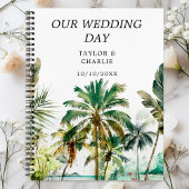 Tropical Beach Destination Wedding Planner Notitieboek