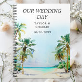 Tropical Beach Destination Wedding Planner Notitieboek