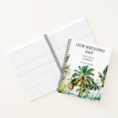 Tropical Beach Destination Wedding Planner Notitieboek (Binnen)