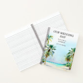 Tropical Beach Destination Wedding Planner Notitieboek (Binnen)