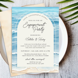 Tropical Beach Engagement Party   oceaangolf Kaart