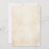 Tropical Beach Engagement Party | oceaangolf Kaart (Achterkant)