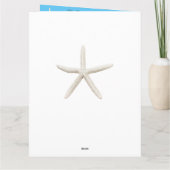 Tropical Beach Floral huwelijksprogramma Kaart (Achterkant)