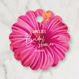 Tropical Beach Floral Vrijgezellenfeest Welkomstbo Bedankjes Labels