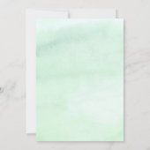 Tropical Beach Floral Waterverf eerste verjaardag Kaart (Achterkant)