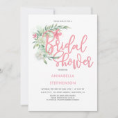 Tropical Beach Flowers Vrijgezellenfeest Kaart (Voorkant)