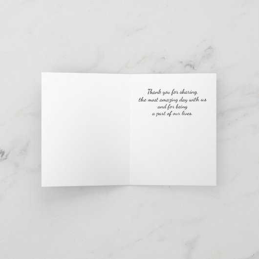 Tropical Beach Foto Dank u kaart (Binnen)