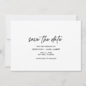 Tropical Beach Funny Wedding Save the Date (Achterkant)