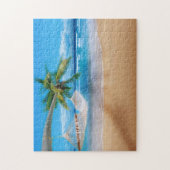 Tropical Beach Game Puzzel Legpuzzel (Verticaal)
