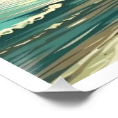 Tropical Beach Glossy Poster (Hoek)