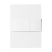 Tropical Beach Gold Compass Monogram Paspoort Uitnodigingen Wikkel (Achterkant Voorbeeld)