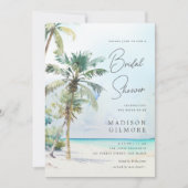 Tropical Beach Island bruiloft Vrijgezellenfeest Kaart (Voorkant)