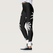 Tropical Beach Island Palm Tree Leggings (Links)
