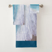 Tropical Beach Island Paradise Foto Bad Handdoek (Insitu)