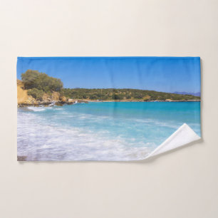 Tropical Beach Island Paradise Foto Bad Handdoek