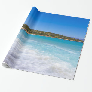 Tropical Beach Island Paradise Foto Cadeaupapier