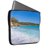 Tropical Beach Island Paradise Foto Laptop Sleeve (Voorkant Rechts)
