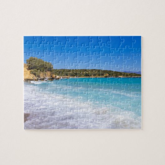 Tropical Beach Island Paradise Foto Legpuzzel (Horizontaal)