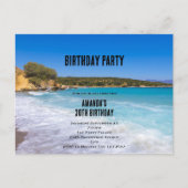 Tropical Beach Island Paradise Uitnodiging voor ve (Voorkant)