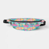 Tropical Beach Items Roze Flamingo patroon Heuptasje (Voorkant)