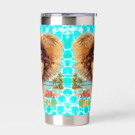 Tropical Beach, Lets Go to The Beach,  Geïsoleerde Drinkbeker