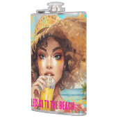 Tropical Beach, Lets Go to The Beach, Orange Turqu Heupfles (Links)