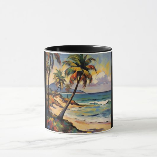 Tropical Beach Mug Mok (Midden)