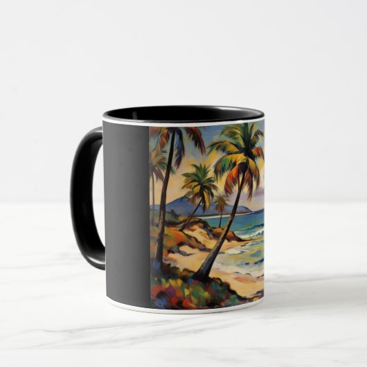 Tropical Beach Mug Mok (Voorkant links)