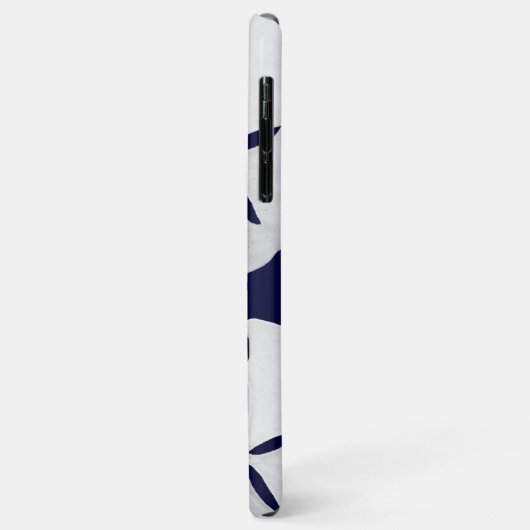 Tropical Beach Navy Blue White Sand Dollars Case-Mate iPhone Case (Achterkant/links)