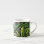 Tropical Beach Ocean Palmbomen espresso cup Kop (Rechts)