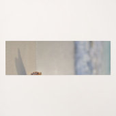 Tropical Beach Ocean Sand Seashell Yogamat (Achterkant (horizontaal))