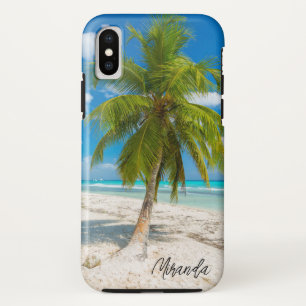 Tropical Beach Palm Tree gepersonaliseerd Case-Mate iPhone Case