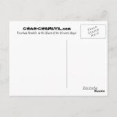 Tropical Beach Palm Tree Postcard Briefkaart (Achterkant)