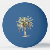 Tropical Beach Palm Tree Starfish Pingpongbal (Voorkant)