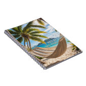Tropical Beach Palm Tree Travel Journal Notitieboek (Rechterzijde)