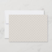Tropical Beach Palm Wedding RSVP Kaartje (Achterkant)