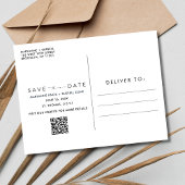 Tropical Beach Paradise Bruiloft Save the Date Aankondigingskaart