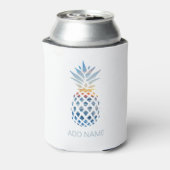 Tropical Beach Pineapple with Ocean Blikjeskoeler (Blikje Achterkant)
