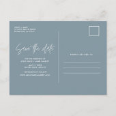 Tropical Beach Riviera Maya Bruiloft Save the Date Aankondigingskaart (Achterkant)