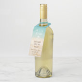 Tropical Beach Sand is de Nieuwe Sneeuw Schattigee Flessenhanger (Schuin)