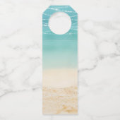 Tropical Beach Sand is de Nieuwe Sneeuw Schattigee Flessenhanger (Achterkant)