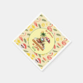 Tropical Beach & Santa Christmas in het feest van  Servet (Hoek)