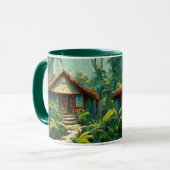 Tropical Beach Scene Mok (Voorkant links)