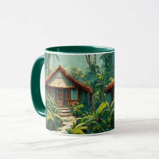 Tropical Beach Scene Mok (Voorkant links)