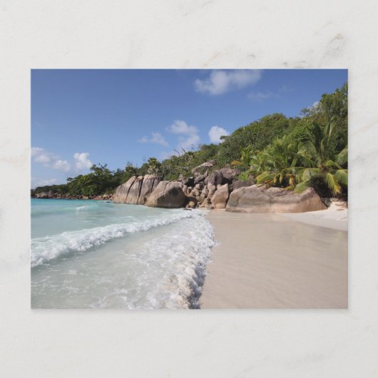 Tropical Beach, Seychelles, Indian Ocean Briefkaart (Voorkant)