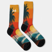 Tropical Beach Socks Sokken (Rechts)
